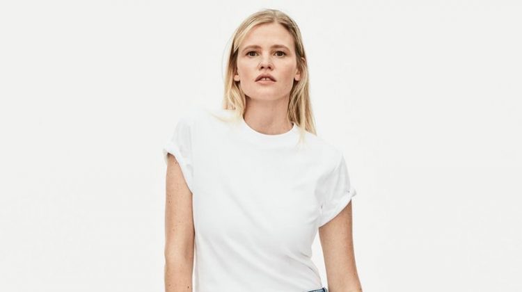 Lara Stone, Edie Campbell Get Casual in COS Spring 2022 Denim