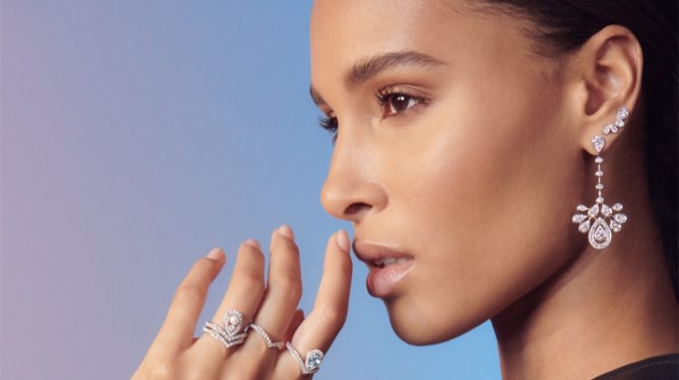 Cindy Bruna Shines in Chaumet Josephine Jewelry Collection