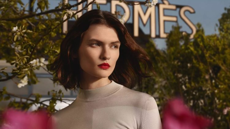 Lara & Mika Are Garden Beauties in Hermès Fall 2022 Campaign