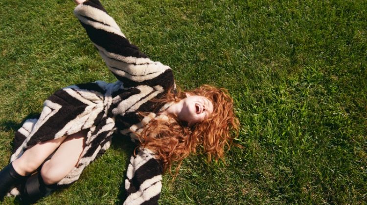 Sadie Sink Looks Carefree in Stella McCartney’s Winter Styles