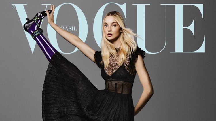 Caroline Trentini Celebrates 20 Years of Modeling With Vogue Brazil Cover