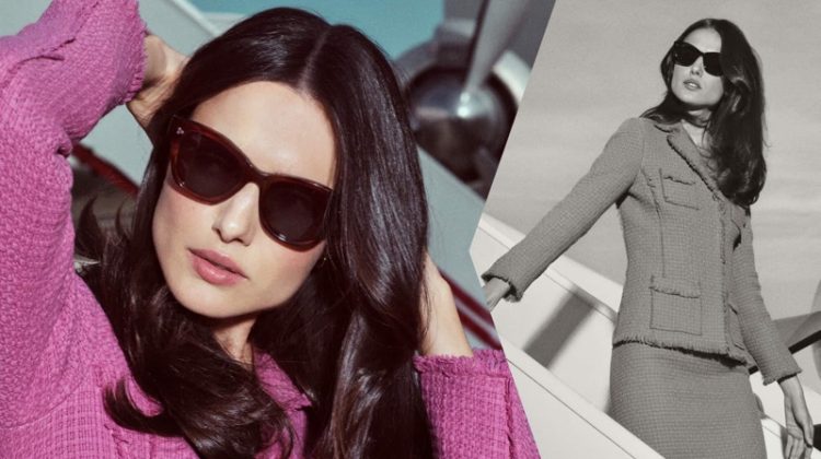 Blanca & Pyper Model ’60s Glasses for Oliver Peoples Fall 2022 Campaign