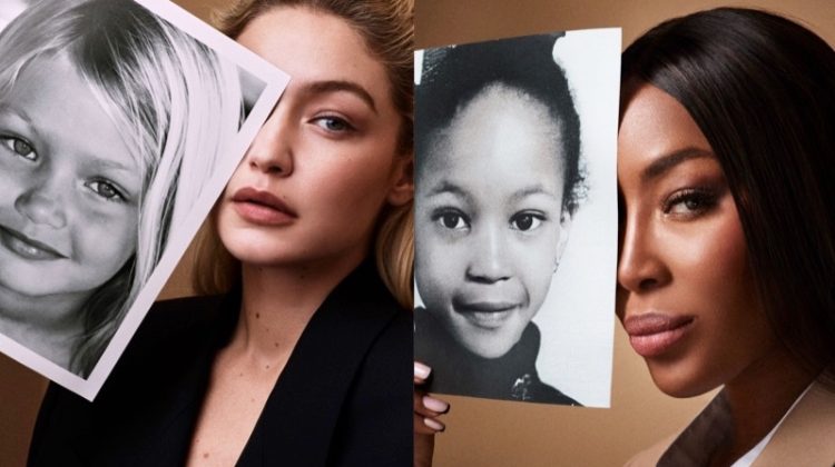 Naomi Campbell, Gigi Hadid Pose with Young Photos for BOSS Spring 2023
