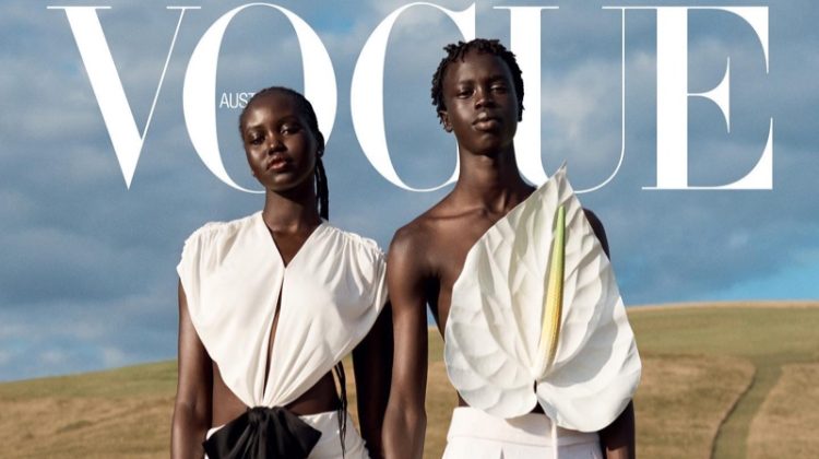 Adut Akech & Brother Bior Impress on Vogue Australia April 2023 Cover
