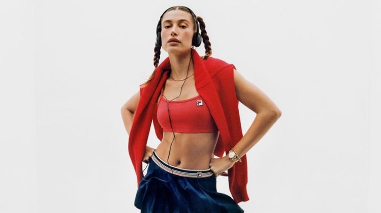 Hailey Bieber Brings Sporty Vibes to FILA 2023 Global Campaign