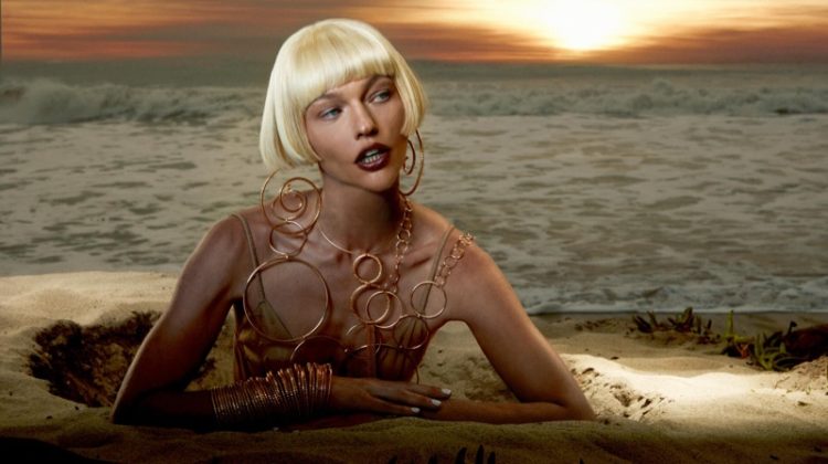 Sasha Pivovarova Stuns in Zara Makeup’s Bold & Daring Looks