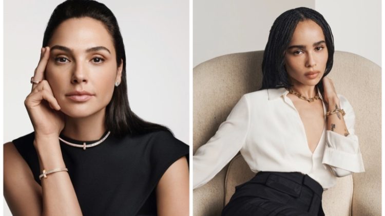 Zoe Kravitz & Gal Gadot Bring the Glam to Tiffany & Co. 2023 Campaign
