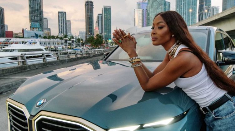 Naomi Campbell Brings Her Signature Style to the BMW XM