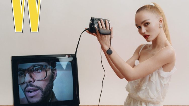Lily-Rose Depp Joins The Weeknd for W Magazine Cover