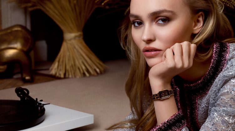 Lily-Rose Depp Shines in Chanel Première Édition Originale Watch