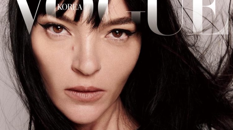 Mariacarla Boscono Wows in Prada for Vogue Korea Cover