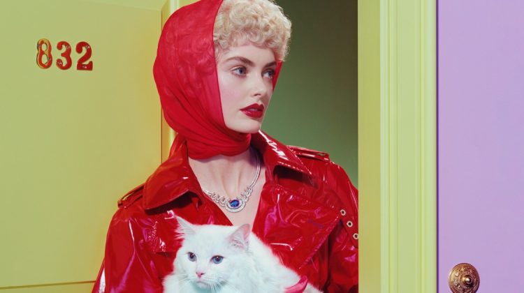 Hanna Verhees Channels Old Hollywood Beauty in Vogue Arabia