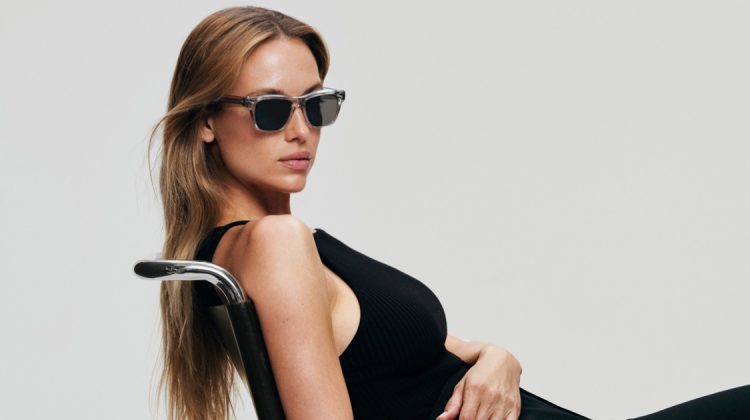 Hannah Ferguson Goes Minimal in Oliver Peoples Fall 2023 Campaign