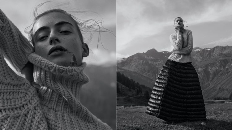 Berit Heitmann Showcases Alpine Chic in ELLE Germany