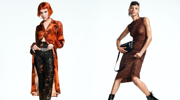 Hari Nef & Georgia Palmer Rock Bold Styles in Desigual Fall 2023 Ads