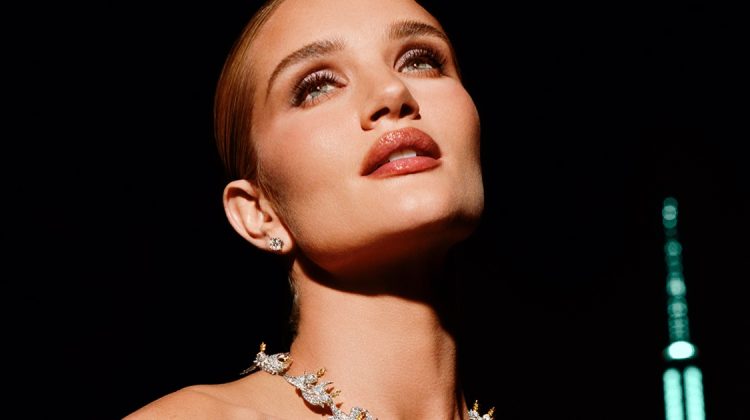 Rosie Huntington-Whiteley Sparkles in Tiffany & Co. Holiday 2023 Ad