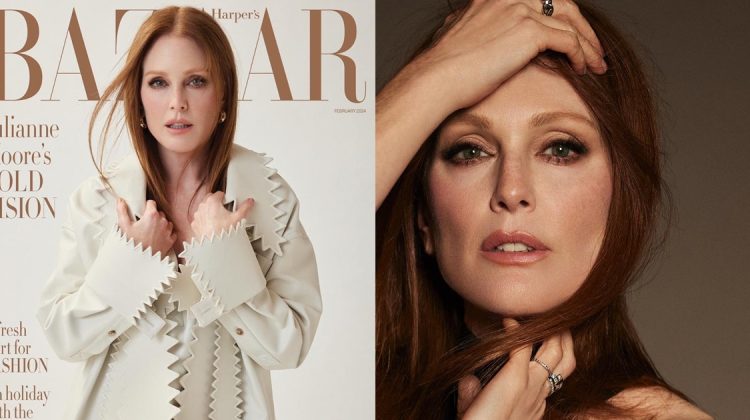 May December’s Julianne Moore Stuns in Harper’s Bazaar UK