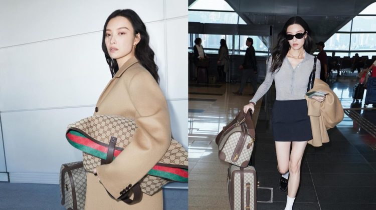 Ni Ni Embarks on a Stylish Trip for Gucci Valigeria Ads