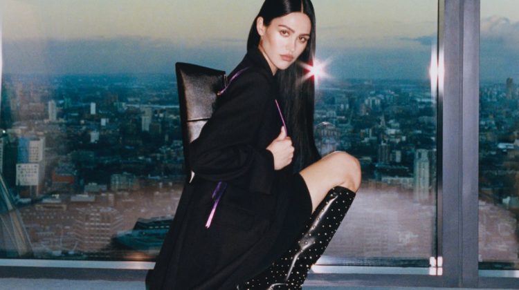 Amelia Gray Takes the Spotlight in Schutz Winter 2024 Ad