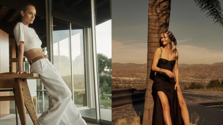 Amber Valletta Embraces J. Crew’s Spring Linen Styles