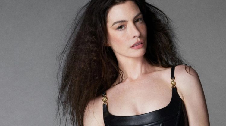 Anne Hathaway Inspires in Versace Icons 2024 Ad