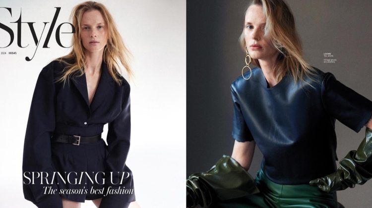 Anne Vyalitsyna Showcases Spring Looks for SCMP Style