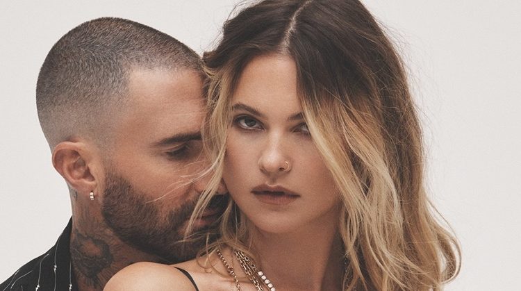Behati Prinsloo & Adam Levine Show Their Love in Jacquie Aiche Ad