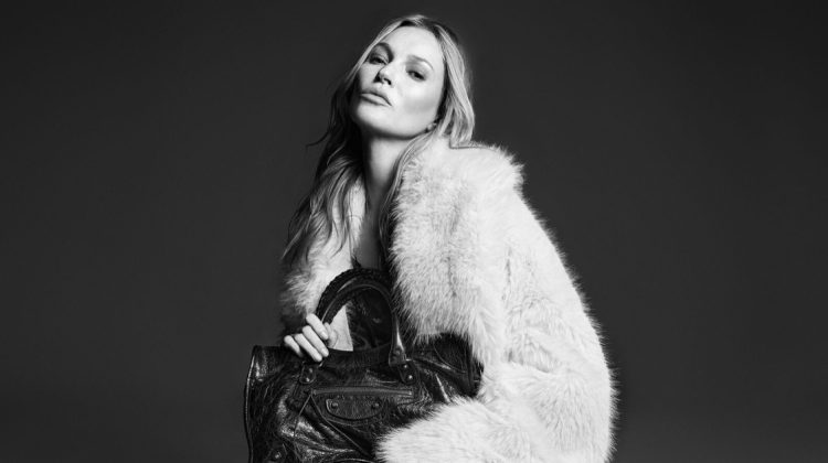 Kate Moss Spotlights Balenciaga’s Le City Bag in New Ad