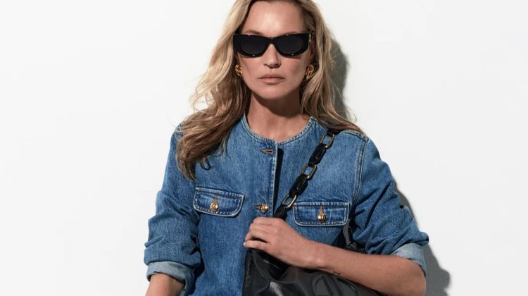 Kate Moss Makes Her Return for Anine Bing Summer 2024 Ad