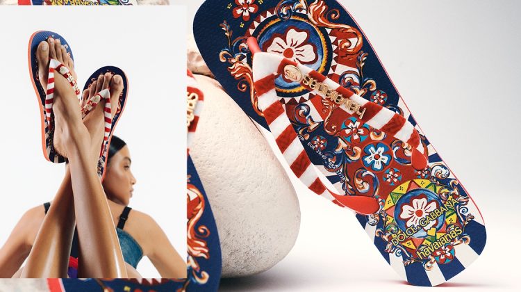 Dolce & Gabbana & Havaianas Give Flip Flops a Glam Makeover
