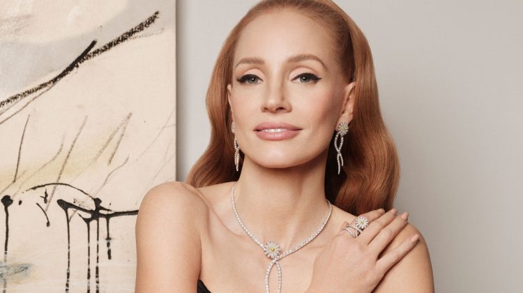 Jessica Chastain Sparkles as Damiani’s New Jewelry Ambassador