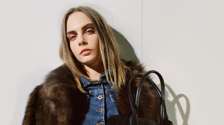 Cara Delevingne Has a Moment in Miu Miu Fall 2024 Ad