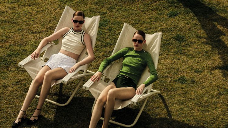 Lonneke & Rosanne Van Diepen Enjoy Summer Style for Vogue Greece