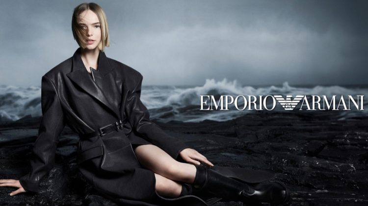 Emporio Armani Fall 2024 Campaign: Moody Coastal Style