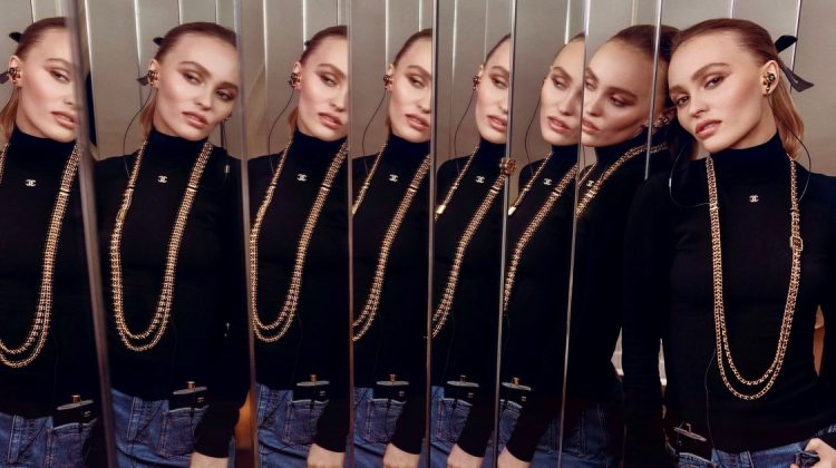 Lily-Rose Depp Rocks Chanel’s Première Sound Watch in Paris