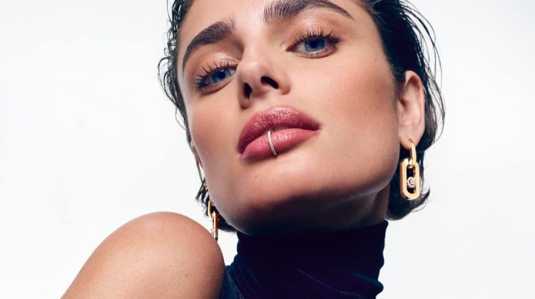 Taylor Hill Dazzles in Messika So Move Jewelry Ad