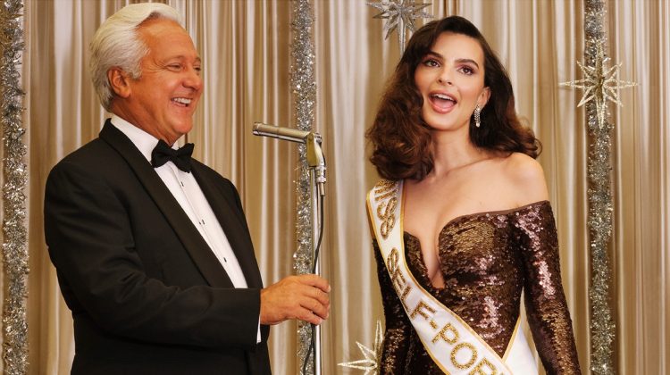 Emily Ratajkowski is Crowned Miss Self-Portrait in New Ad