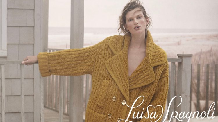 Luisa Spagnoli’s Fall 2024 Campaign Features Plush Outerwear