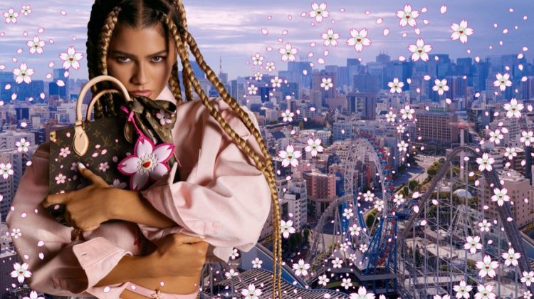 Zendaya Blooms in New Louis Vuitton x Murakami Ad