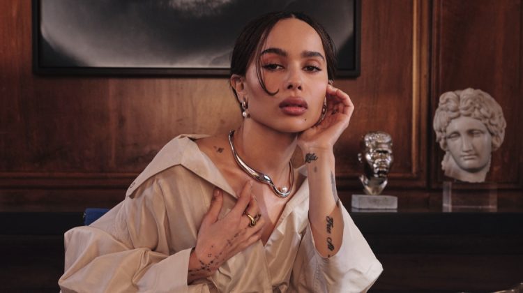 Zoe Kravitz Is All Business in Jessica McCormack Jewelry